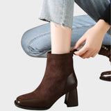 Verona | Botas de Antes con Detalles de Piel