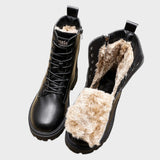 Lotte | Botas con Cordones y Forro de Piel
