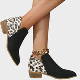 Liora | Botines Ortopédicos con Estampado de Leopardo