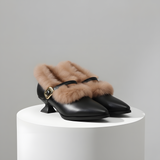 Tacones de Piel Velina