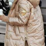 Nora - Abrigo Elegante de Invierno con Capucha y Acolchado